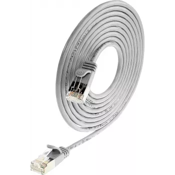 Wirewin Triotronik PKW-LIGHT-STP-K6 5.0 Cat6 Shielded Ethernet Patch Cable, RJ-45 Male to Male, 5 m, Black