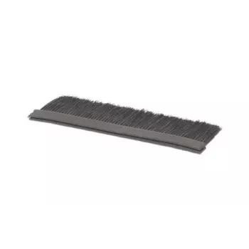 Wirewin Brush Panel 1U 19 inch Plastic Black Cable Management