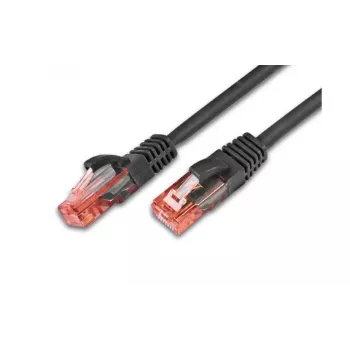 Wirewin PKW-UTP-KAT6 5.0 SW Cat6 U/UTP Patch Cable, 5 m, Black