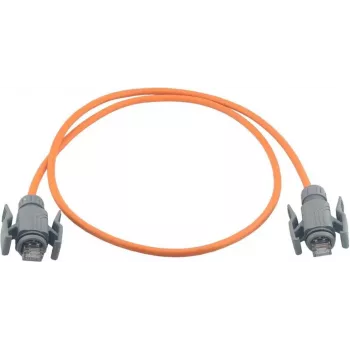 Wirewin Industrial Cat6A S/FTP PUR Patch Cable, 10 m, Orange, IP67 RJ45 PKW-I2-SF-K6A-PUR 10.0 OR