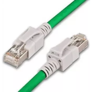 Wirewin PKL-PIMF-KAT6A 1.0 GN Cat6a S/FTP Patch Cable, 1m, Green