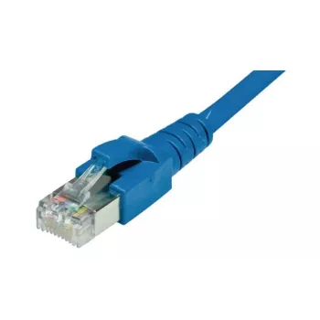 Dätwyler unilan CAT 6a S/FTP Patch Cable, RJ45 to RJ45, 1 m, LSZH, Blue 653 708