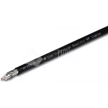 Wirewin Low Loss HF Coax Cable H-155, 48 dB/100m at 2.4 GHz, 50 Ohm, No Connectors