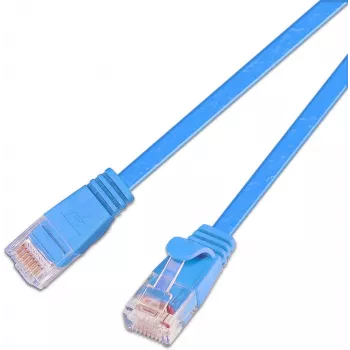 Wirewin SLIM S6 15 BL - Cat.6 SLIM Patch Cable, STP (PIMF), 15 m, Blue PKW-STP-SLIM-KAT6 15.0 BL