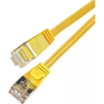 Wirewin Triotronik Cat6 U/FTP Slim Patch Cable, RJ45 Male to Male, 0.5m, Yellow PKW-STP-SLIM-KAT6 0.5 GE