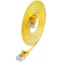 Wirewin Cat 6A U/UTP Patch Cable, 0.5 m, Yellow, 10 Gigabit, LSZH SLIM-L-UU-K6A 0.5 YE