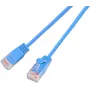 Wirewin Cat.6A U/UTP 10G Slim Patch Cable, RJ45, 10 m, Blue SLIM-L-UU-K6A 10.0 BL