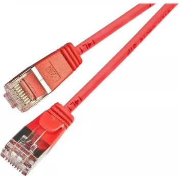 Wirewin Triotronik PKW-LIGHT-STP-K6 0.15 RT - Cat6 F/FTP Patch Cable, RJ45, Red, 0.15m