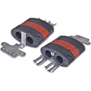 Optotec Silicone Cold Shrink Cable Entry Seal Kit for 2 Cables (12-20mm), Oval FTTx (FOCUS-ODCKIT-CCSO-2X20)