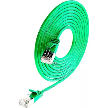 Wirewin SLIM SL6 7.5 m Cat.6 U/FTP Slim Ethernet Patch Cable, Green PKW-LIGHT-STP-K6 7.5 GN