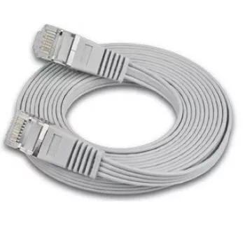 Wirewin Triotronik PKW-STP-SLIM-KAT6 0.1 WS - Cat6 U/FTP Slim Ethernet Patch Cable, 0.1 m, White