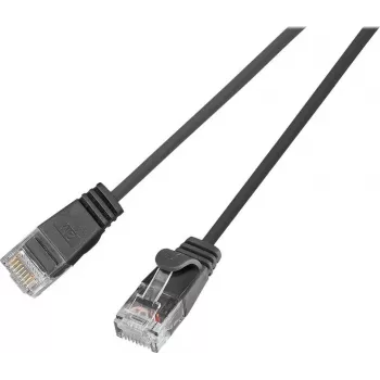 Wirewin Cat.6 SLIM-Light Patch Cable U/UTP 1.5m Black PKW-LIGHT-K6 1.5 SW