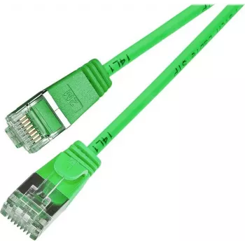 Wirewin Triotronik PKW-LIGHT-STP-K6 10.0 GN Cat6 STP Patch Cable, RJ-45 Male to RJ-45 Male, 10 m, Green