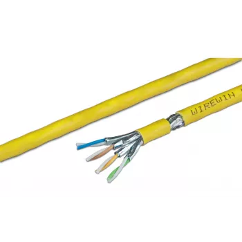 Wirewin WirewinCat.7 Raw Cable A Installation Cable, S/FTP, 1200MHz, LSOH3, Single, PoE Optimized, 1000m Network Cable (VKW SFTP K7A L3 1000SXQ)