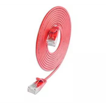 Wirewin SLIM KAT6A 10 Gigabit Light patch cable round, U/UTP, Ø 3.6 mm, red (SLIM-L-UU-K6A 0.1 RD)