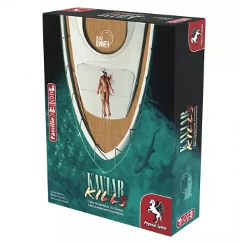 Pegasus Spiele Deadly Dinner – Kaviar Kills 19014G Murder Mystery Party Game