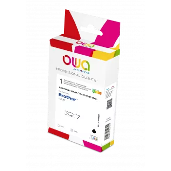 Armor K20819OW Compatible Black Ink Cartridge for Brother LC3217
