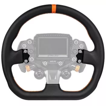 Simagic ZS-320CD Leather Steering Wheel Rim, 320mm, Without Hub