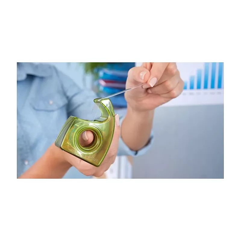 tesa Easy Cut Handheld Tape Dispenser ecoLogo up to 10m 19mm