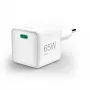 Hama GaN USB-C Super-Mini Charger, 65 W, PD, White (00201943)