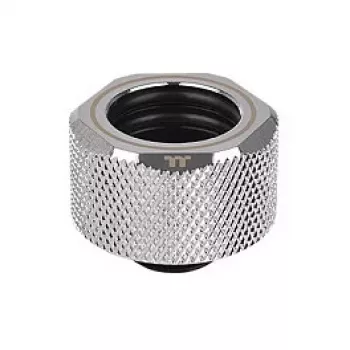 Thermaltake Pacific C-PRO G1/4 PETG Tube 16mm OD Compression Fitting Chrome