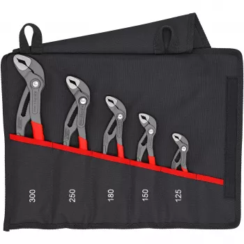 KNIPEX Cobra Water Pump Pliers Set 5-Piece in Folding Pouch 00 19 55 S5