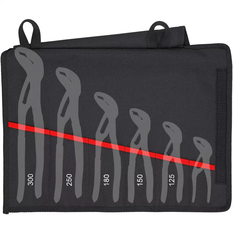 KNIPEX Cobra Water Pump Pliers Set 5-Piece in Folding Pouch 00 19 55 S5