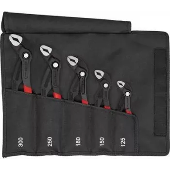 KNIPEX Cobra Water Pump Pliers Set 5-Piece in Folding Pouch 00 19 55 S5