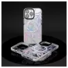 Evelatus Apple iPhone 15 Pro PC+TPU Case with MagSafe - Custom Flower Print
