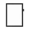 DURABLE DURAFRAME NOTE A4 Magnetic Information Frame, Black 499301