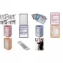 DURABLE Display Panel Index Tabs 58 mm, Transparent, 10-Pack 560919