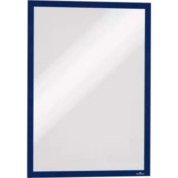 DURABLE DURAFRAME A3 Self-Adhesive Information Frame, Dark Blue, 2 Pack