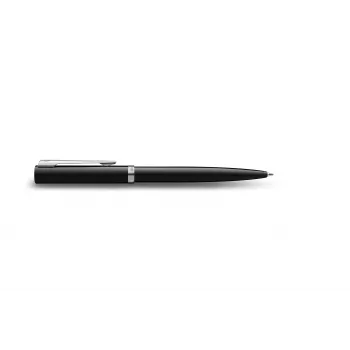 Waterman Impression Ballpoint Pen - Black Lacquer, Chrome Trim, Medium Blue 2225498