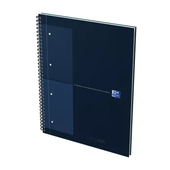 Oxford International College Notebook A4+ Squared Hardcover Spiral Bound 80 Sheets 400191240