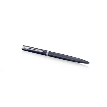 Waterman Impression Ballpoint Pen - Blue Lacquer, Chrome Trim, Medium Point, Gift Box 2225468