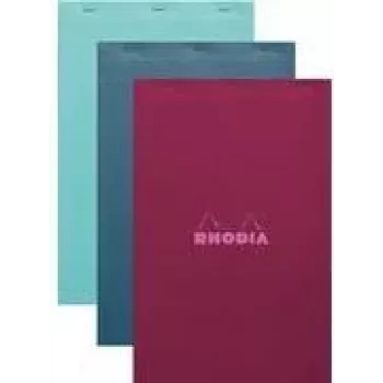 Rhodia No. 19 A4+ Squared Notepad, Assorted Colours, 5 Pack 19100C
