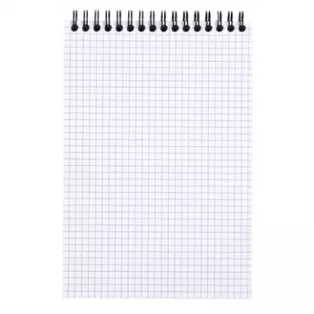 Rhodia No. 16 A5 Squared Spiral Notebook, Black 165009C