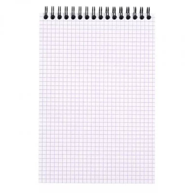 Rhodia No. 16 A5 Squared Spiral Notebook, Black 165009C