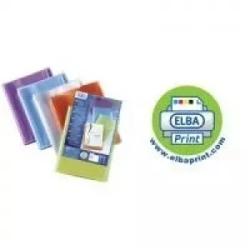 ELBA POLYVISION Presentation Display Book A4, 20 Transparent Sleeves, PP 0.7 mm 054034-17