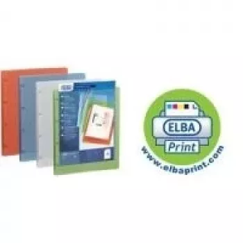 ELBA POLYVISION Presentation Ring Binder A4, 20 mm Spine, Blue, 4-Ring Mechanism 959034-03