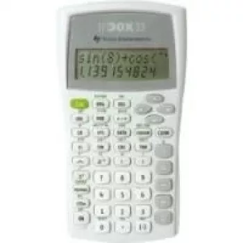 Texas Instruments TI-30X IIB Scientific Calculator, 2-Line LCD, Battery Powered, Black