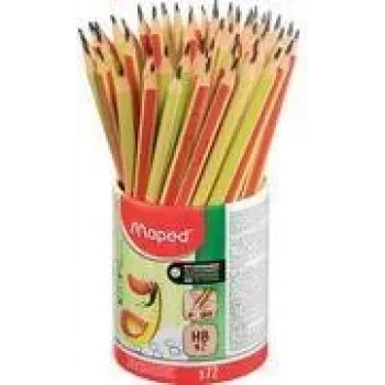 Maped KIDY Learn Triangular HB Learning Pencil, 2.2 mm, 72-Piece Quiver (854601)