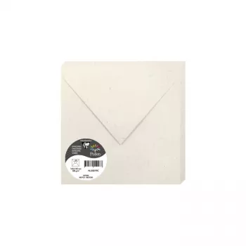 Clairefontaine Pollen Natura Recycled Paper Square Envelope 165 x 165 mm, 120 g/qm, Single Piece 55019C
