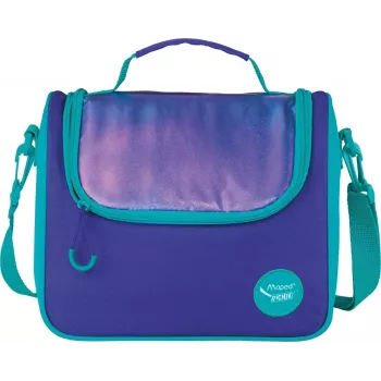Maped PICNIK ORIGINS Insulated Lunch Bag with Shoulder Strap, Aqua, 100% Polyester, PEVA Lining 872108