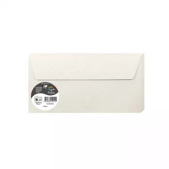 Pollen by Clairefontaine DL Envelope, Natural 100% Recycled Paper, 120 gsm, 110 x 220 mm, 1 Piece (55012C)