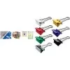 MAUL Mauly 214 Foldback Clamp, Black, 41 mm Width, 19 mm Clamp Capacity, 12 Pieces 21441-90
