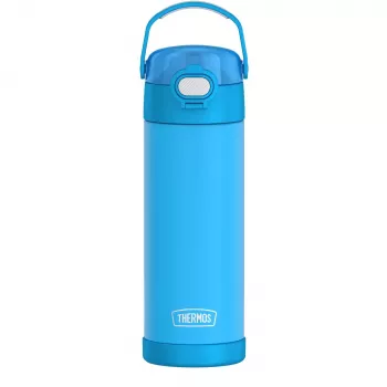 THERMOS FUNTAINER Insulated Water Bottle 0.47 L Stainless Steel with Folding Carry Handle 4115.345.047