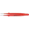 KNIPEX 92 27 62 VDE Precision Tweezers, Pointed Fine Tip, 150 mm, Insulated 1000V
