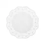 PAPSTAR Round Cake Doily, 360 mm Diameter, White Embossed Lace Paper, 40 g/m², 1 Piece (12265)