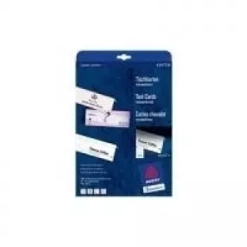 Avery Tent Cards C32253-25, White, 40 x 110 mm, 100 Cards (25 Sheets x 4)